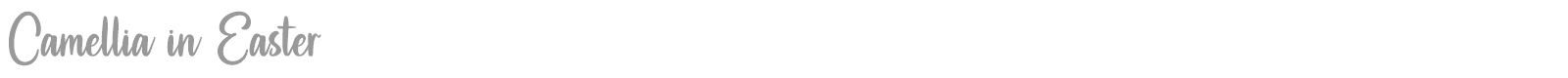 Camellia in Easter font preview